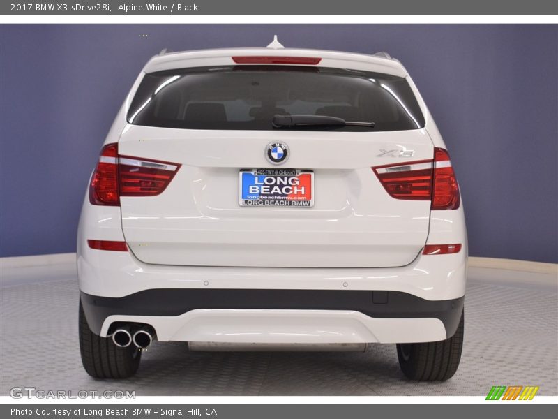 Alpine White / Black 2017 BMW X3 sDrive28i