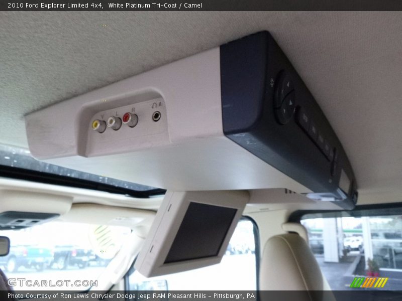 White Platinum Tri-Coat / Camel 2010 Ford Explorer Limited 4x4