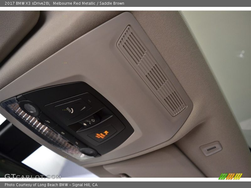 Melbourne Red Metallic / Saddle Brown 2017 BMW X3 sDrive28i