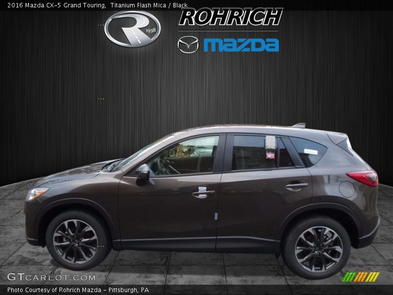 Titanium Flash Mica / Black 2016 Mazda CX-5 Grand Touring