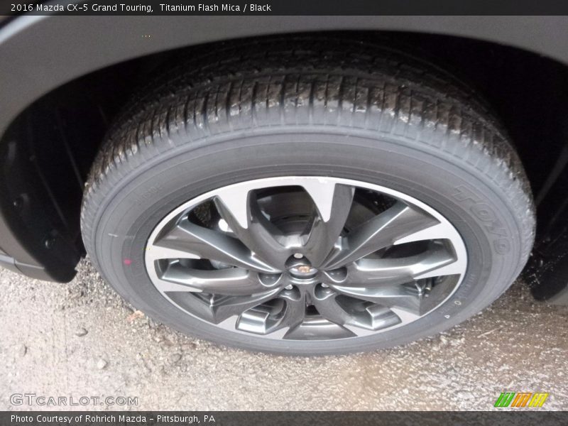 Titanium Flash Mica / Black 2016 Mazda CX-5 Grand Touring