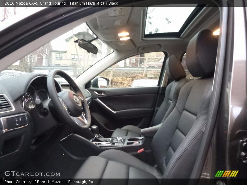 Titanium Flash Mica / Black 2016 Mazda CX-5 Grand Touring