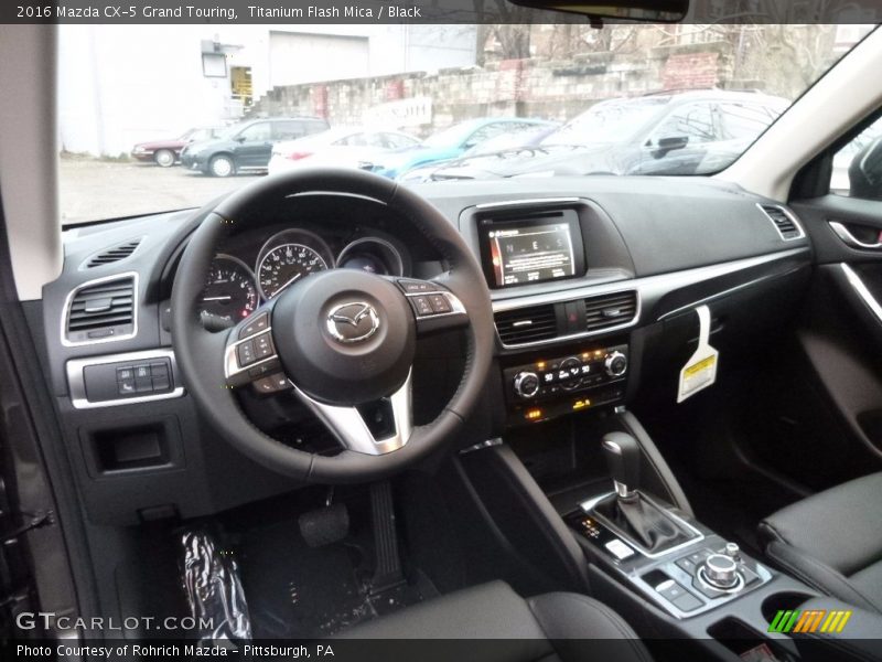 Titanium Flash Mica / Black 2016 Mazda CX-5 Grand Touring