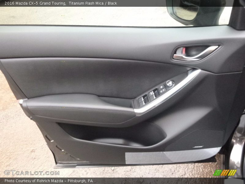 Titanium Flash Mica / Black 2016 Mazda CX-5 Grand Touring