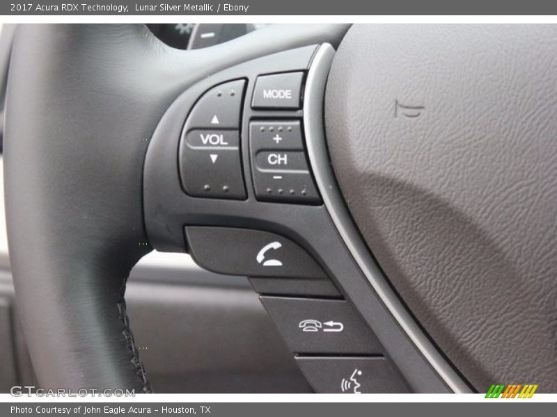 Lunar Silver Metallic / Ebony 2017 Acura RDX Technology