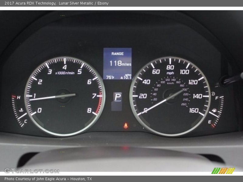 Lunar Silver Metallic / Ebony 2017 Acura RDX Technology