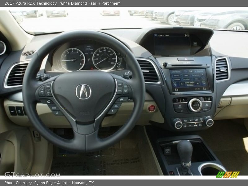 White Diamond Pearl / Parchment 2017 Acura RDX Technology