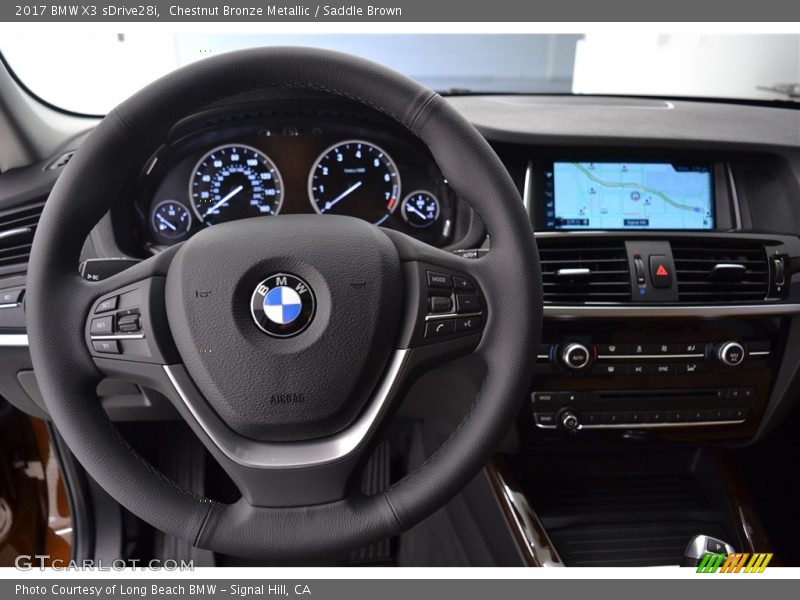 Dashboard of 2017 X3 sDrive28i