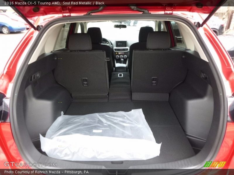 Soul Red Metallic / Black 2016 Mazda CX-5 Touring AWD