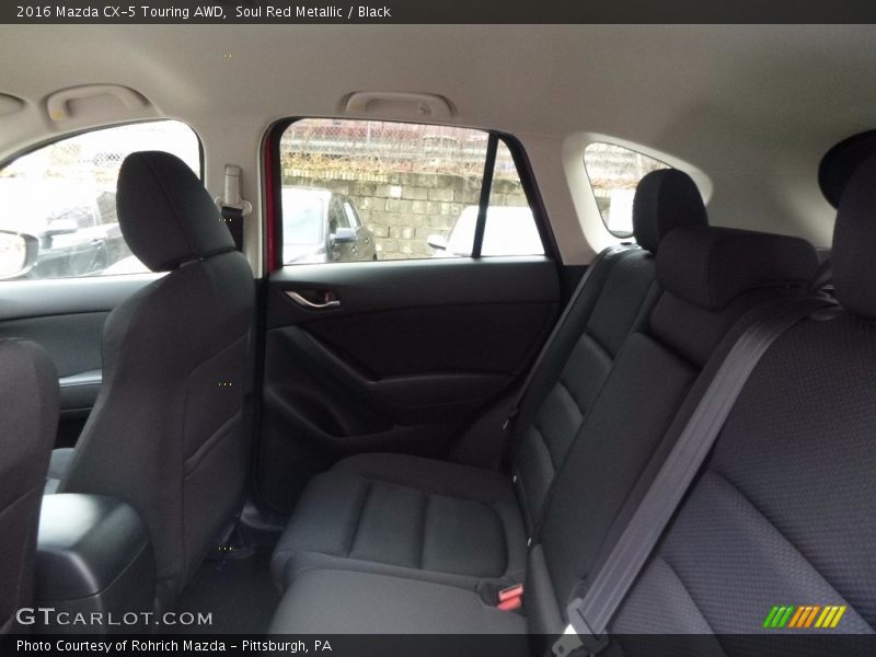 Soul Red Metallic / Black 2016 Mazda CX-5 Touring AWD