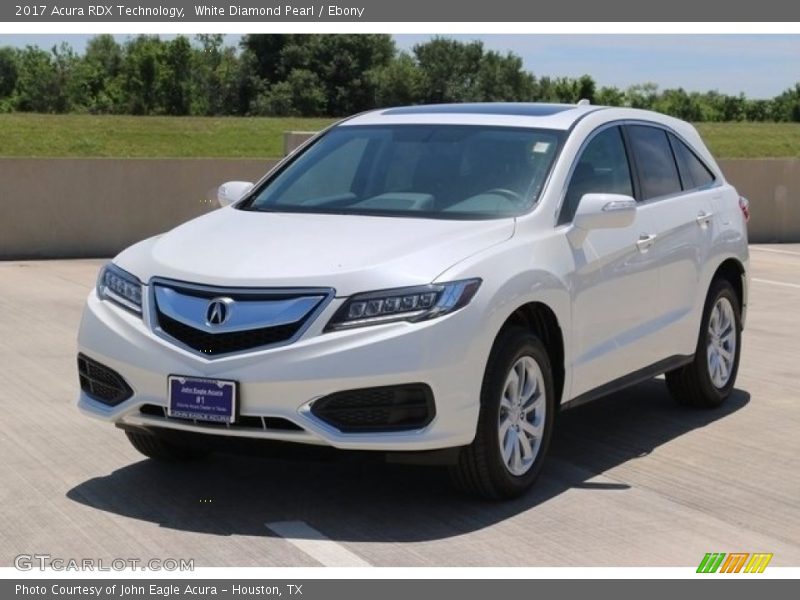 White Diamond Pearl / Ebony 2017 Acura RDX Technology