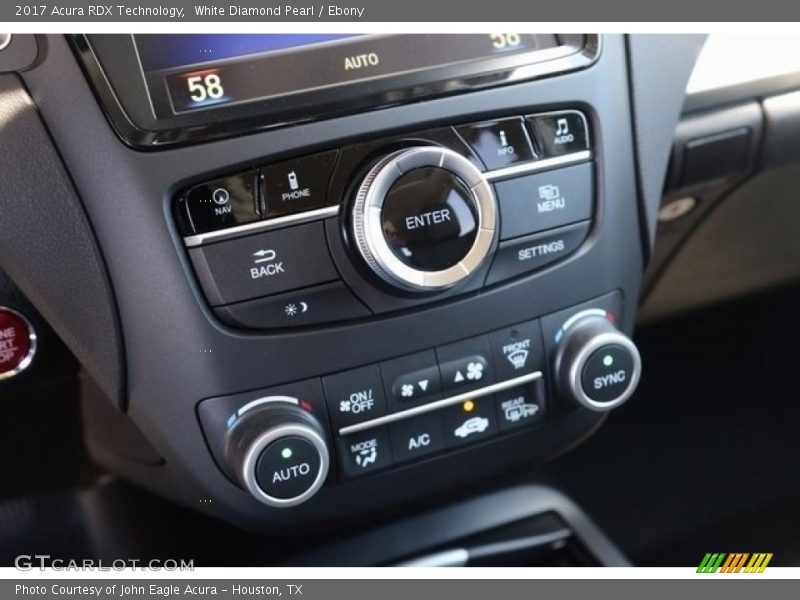 White Diamond Pearl / Ebony 2017 Acura RDX Technology
