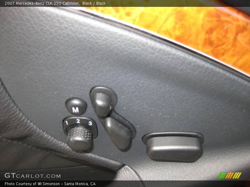 Black / Black 2007 Mercedes-Benz CLK 350 Cabriolet