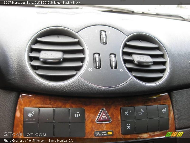 Black / Black 2007 Mercedes-Benz CLK 350 Cabriolet