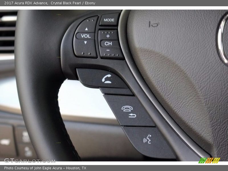 Crystal Black Pearl / Ebony 2017 Acura RDX Advance