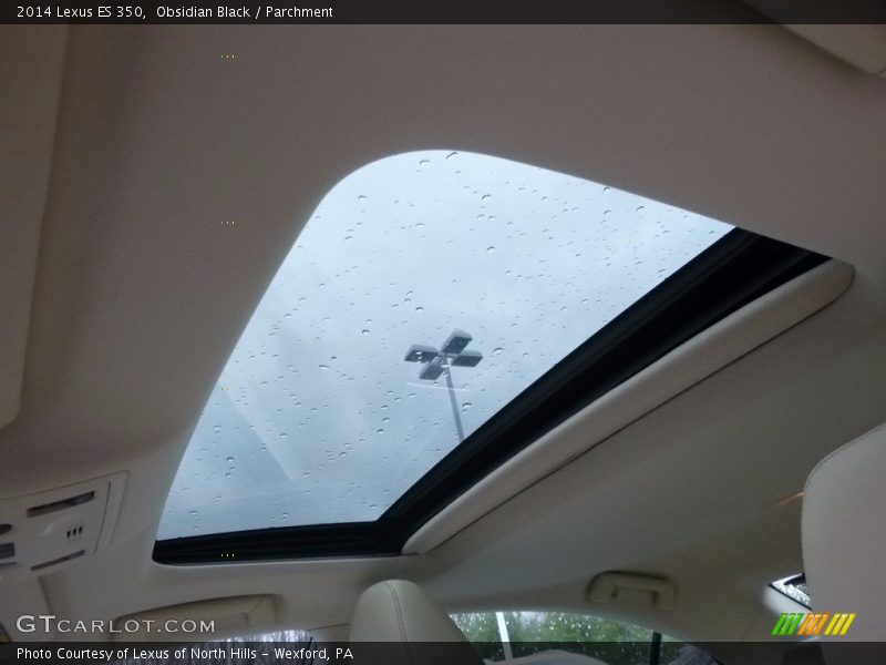 Obsidian Black / Parchment 2014 Lexus ES 350