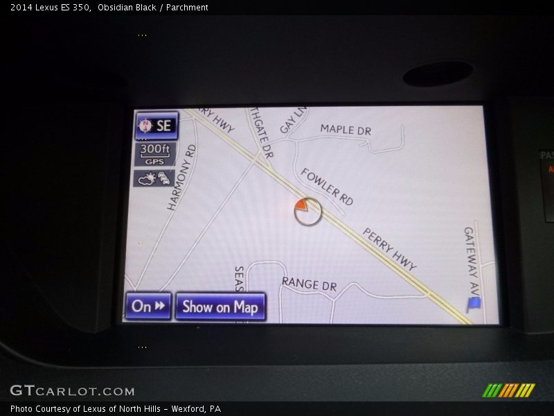 Obsidian Black / Parchment 2014 Lexus ES 350