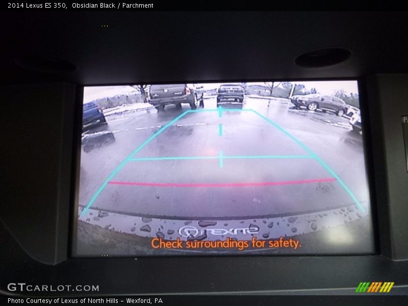 Obsidian Black / Parchment 2014 Lexus ES 350