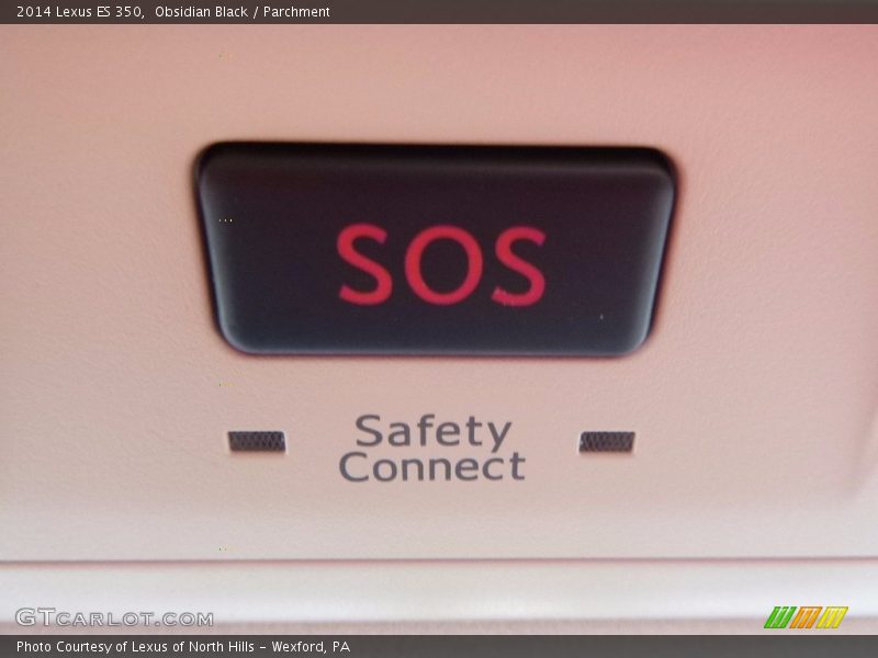 Obsidian Black / Parchment 2014 Lexus ES 350