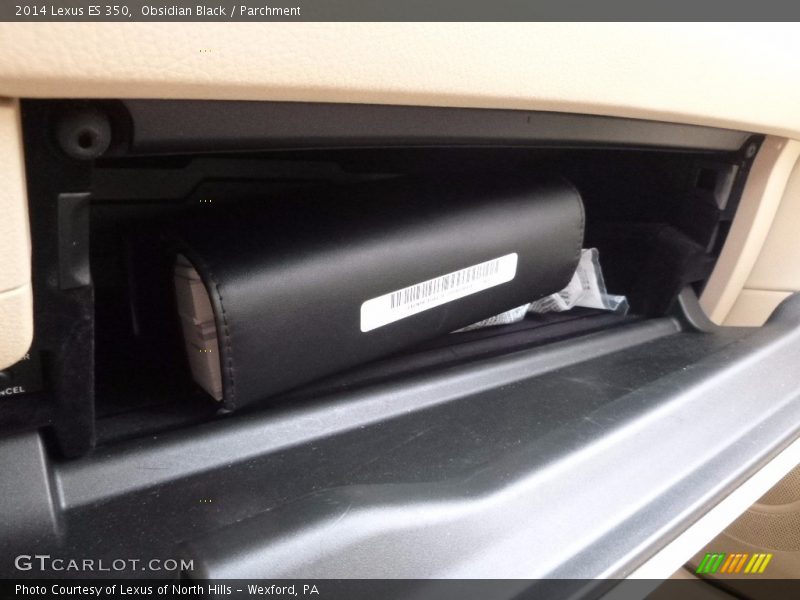 Obsidian Black / Parchment 2014 Lexus ES 350