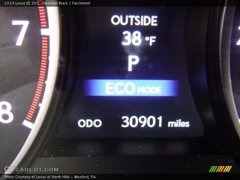 Obsidian Black / Parchment 2014 Lexus ES 350