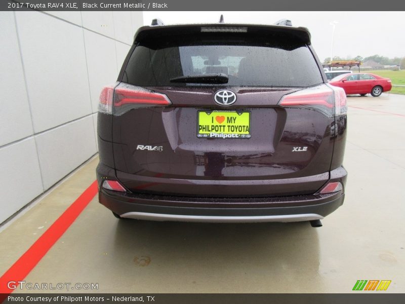 Black Current Metallic / Black 2017 Toyota RAV4 XLE