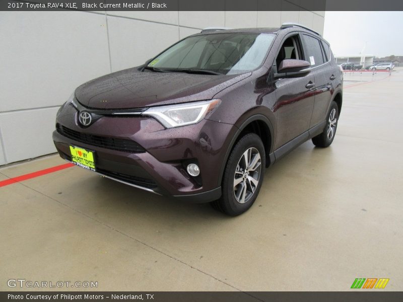 Black Current Metallic / Black 2017 Toyota RAV4 XLE