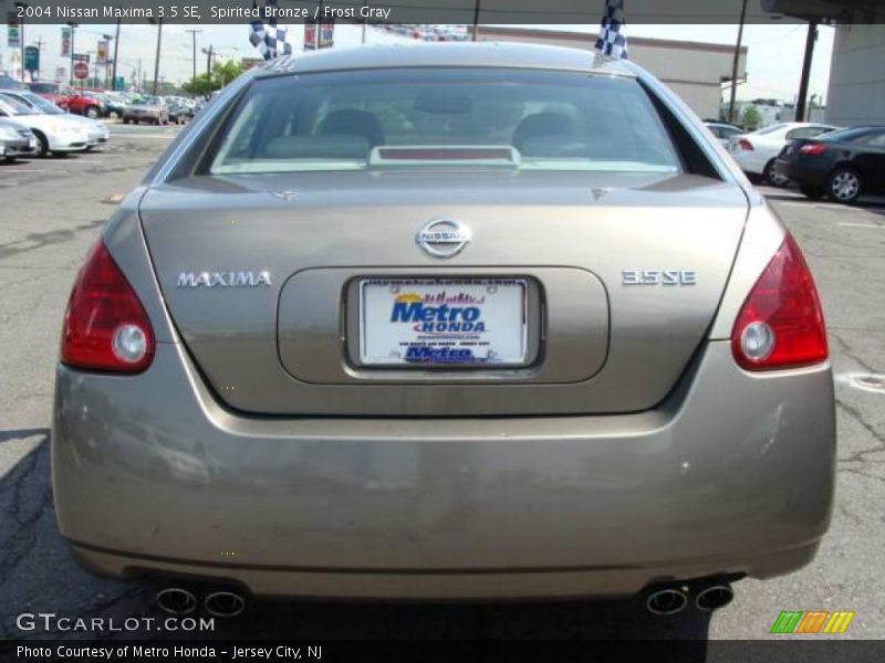 Spirited Bronze / Frost Gray 2004 Nissan Maxima 3.5 SE