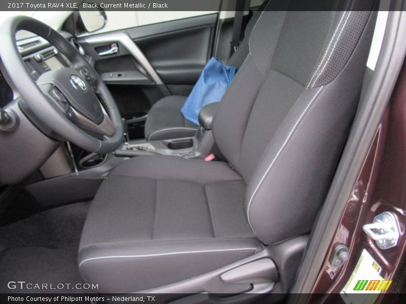 Black Current Metallic / Black 2017 Toyota RAV4 XLE