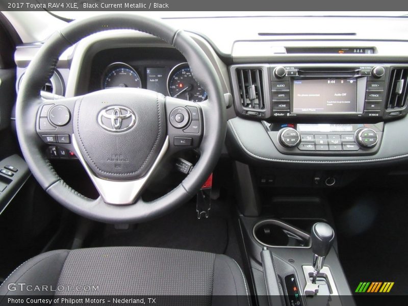 Black Current Metallic / Black 2017 Toyota RAV4 XLE