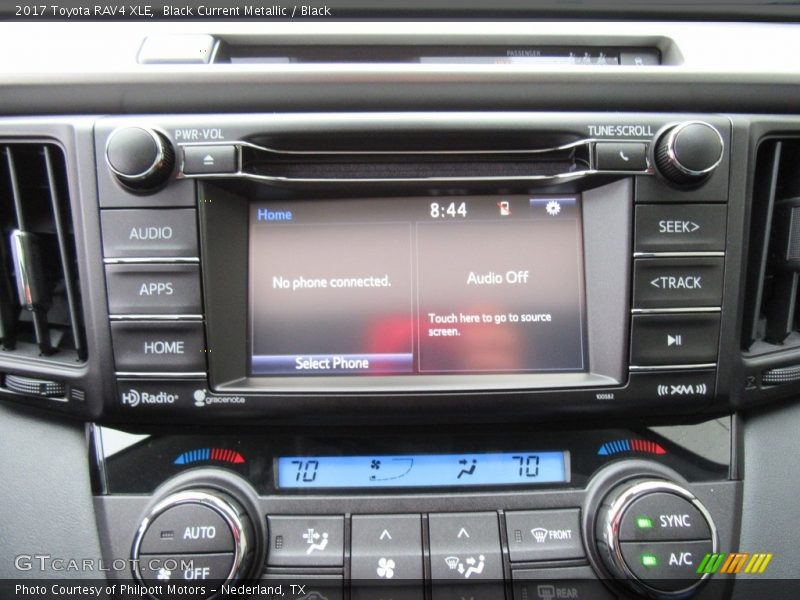 Black Current Metallic / Black 2017 Toyota RAV4 XLE