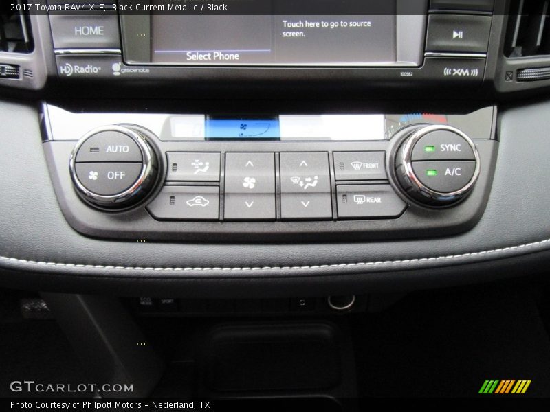Black Current Metallic / Black 2017 Toyota RAV4 XLE
