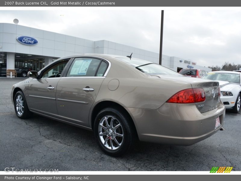 Gold Mist Metallic / Cocoa/Cashmere 2007 Buick Lucerne CXL