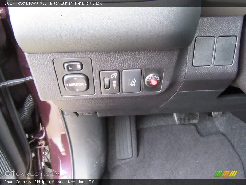 Black Current Metallic / Black 2017 Toyota RAV4 XLE