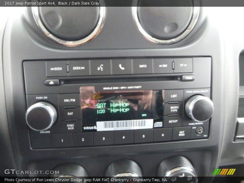 Black / Dark Slate Gray 2017 Jeep Patriot Sport 4x4