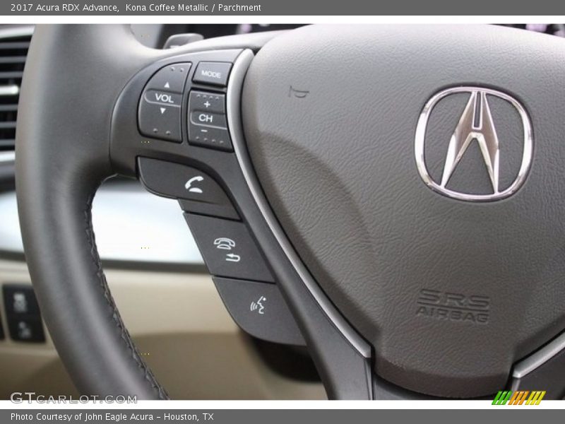 Kona Coffee Metallic / Parchment 2017 Acura RDX Advance