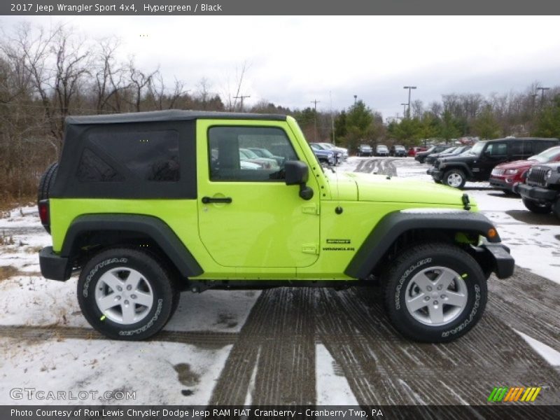 Hypergreen / Black 2017 Jeep Wrangler Sport 4x4
