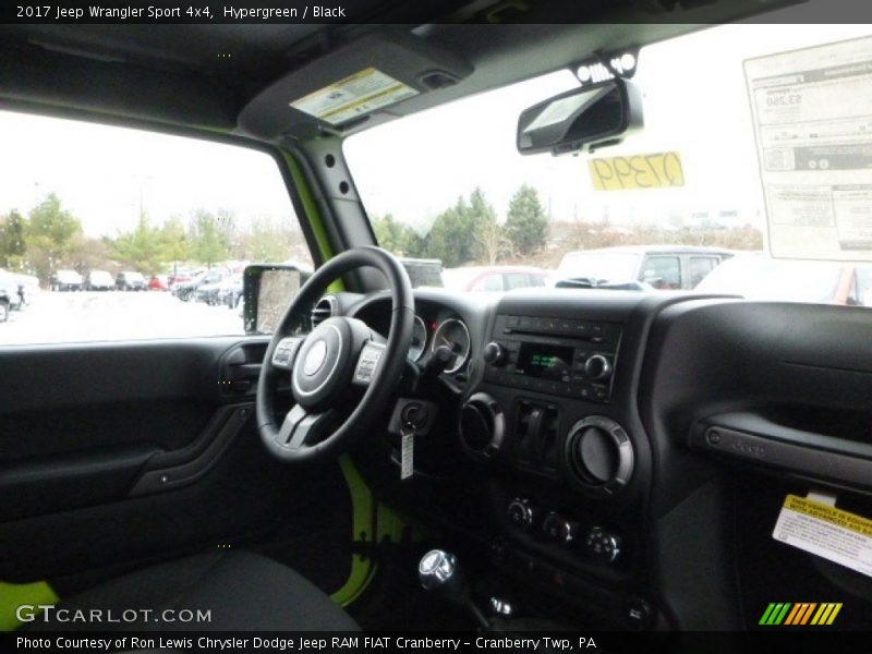 Hypergreen / Black 2017 Jeep Wrangler Sport 4x4