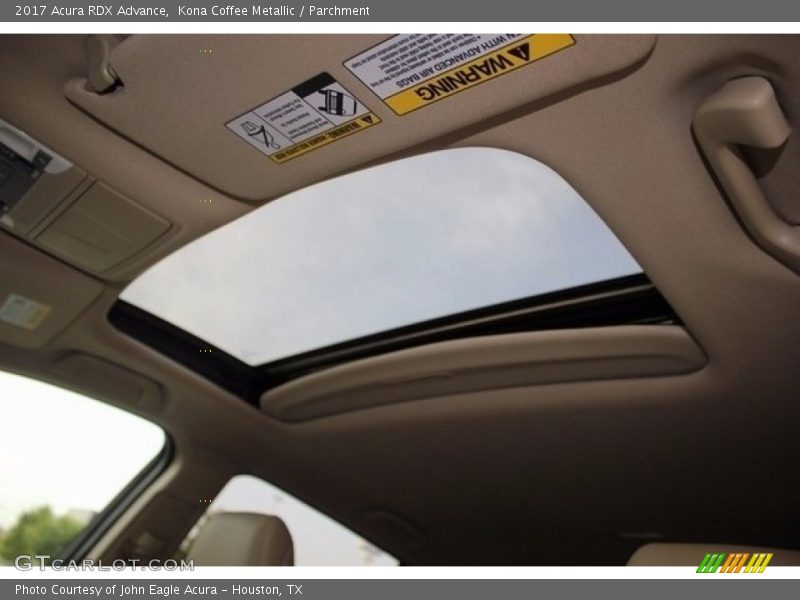 Kona Coffee Metallic / Parchment 2017 Acura RDX Advance