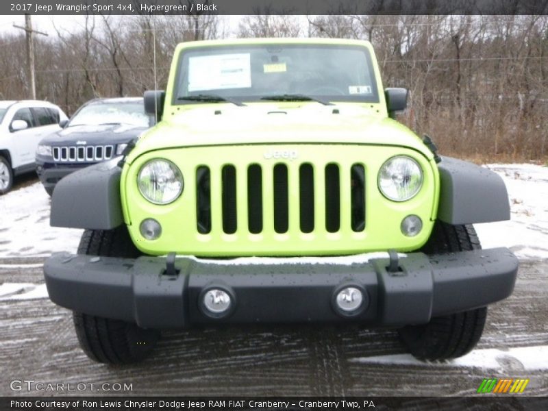 Hypergreen / Black 2017 Jeep Wrangler Sport 4x4