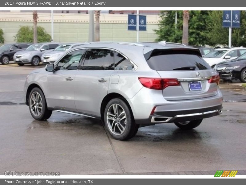 Lunar Silver Metallic / Ebony 2017 Acura MDX SH-AWD