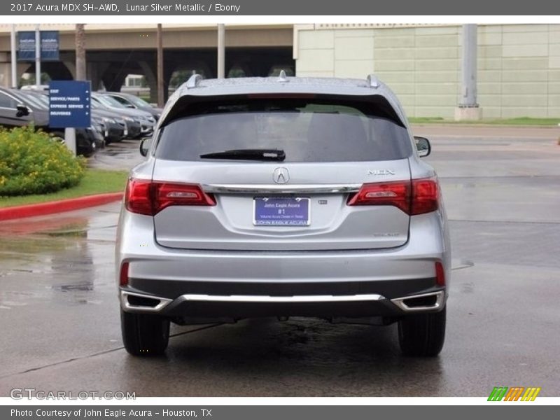Lunar Silver Metallic / Ebony 2017 Acura MDX SH-AWD