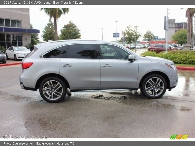 Lunar Silver Metallic / Ebony 2017 Acura MDX SH-AWD
