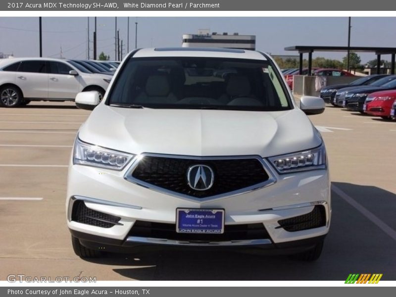 White Diamond Pearl / Parchment 2017 Acura MDX Technology SH-AWD