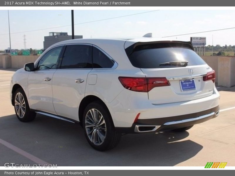 White Diamond Pearl / Parchment 2017 Acura MDX Technology SH-AWD