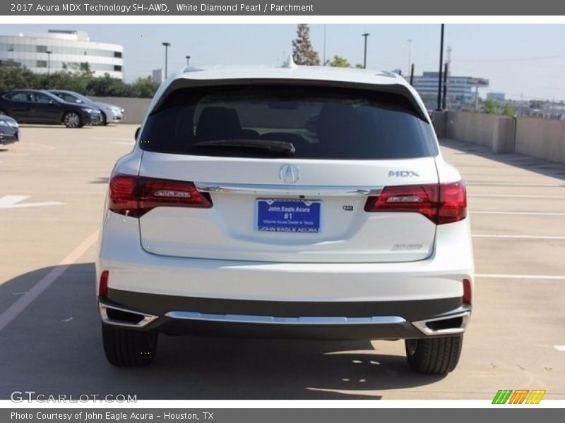 White Diamond Pearl / Parchment 2017 Acura MDX Technology SH-AWD