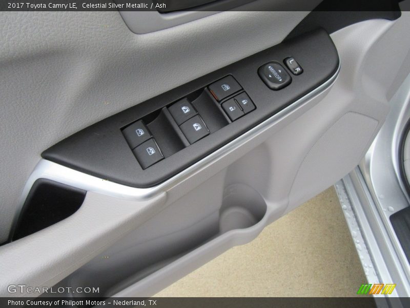 Celestial Silver Metallic / Ash 2017 Toyota Camry LE