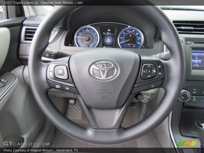 Celestial Silver Metallic / Ash 2017 Toyota Camry LE