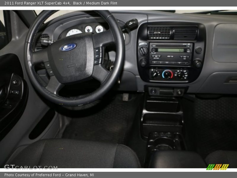 Black / Medium Dark Flint 2011 Ford Ranger XLT SuperCab 4x4