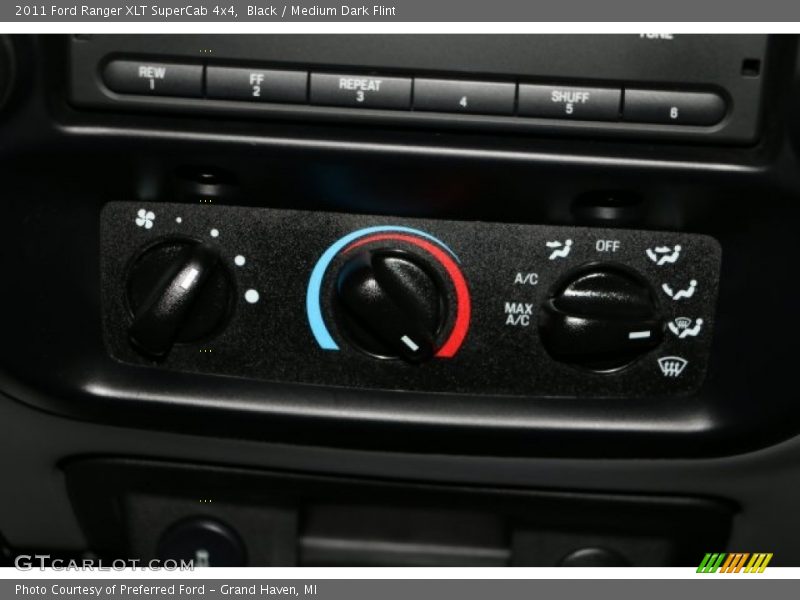 Black / Medium Dark Flint 2011 Ford Ranger XLT SuperCab 4x4